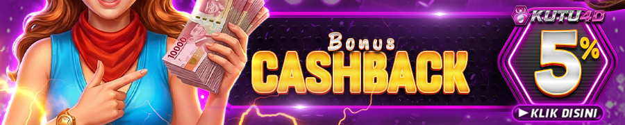 BONUS CASHBACK 5%