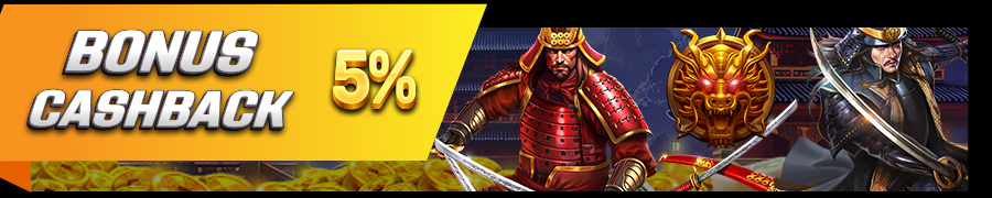 BONUS CASHBACK 5%