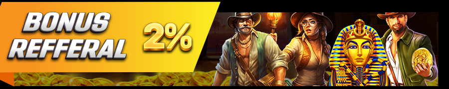 BONUS REFFERAL SEUMUR HIDUP 2%
