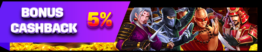 BONUS CASHBACK 5%