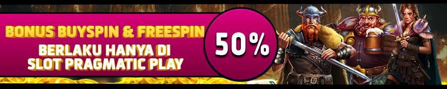 BONUS FREESPIN & BUYSPIN 50%
