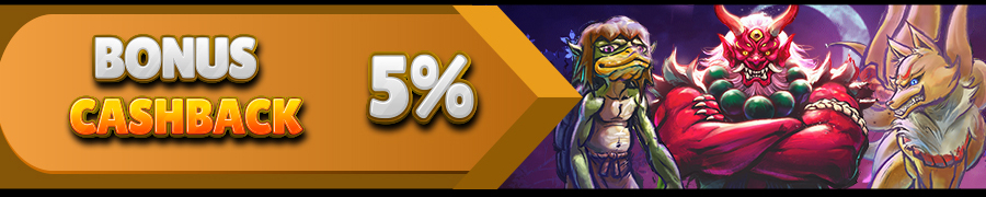 BONUS CASHBACK 5%
