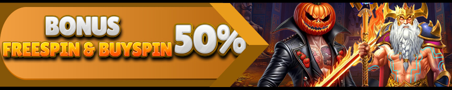 BONUS FREESPIN & BUYSPIN 50%