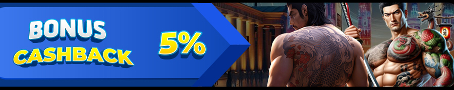 BONUS CASHBACK 5%