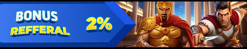BONUS REFFERAL SEUMUR HIDUP 2%