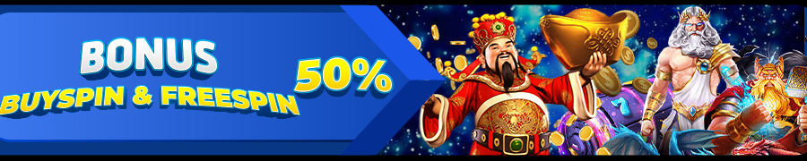 BONUS FREESPIN & BUYSPIN 50%