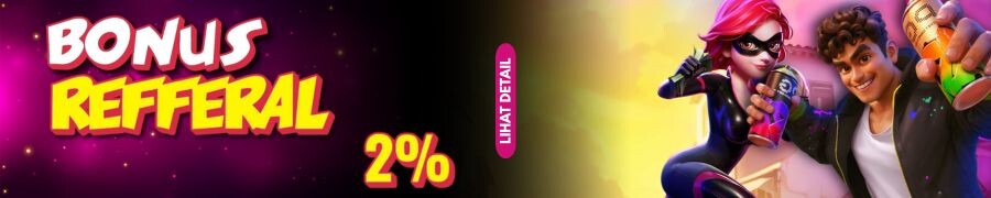 BONUS REFFERAL SEUMUR HIDUP 2%