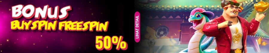 BONUS FREESPIN & BUYSPIN 50%