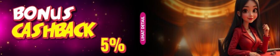 BONUS CASHBACK 5%