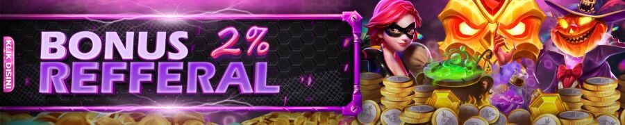 BONUS REFFERAL SEUMUR HIDUP 2%