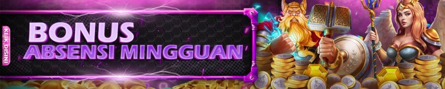 BONUS ABSENSI MINGGUAN MEMBER AKTIF